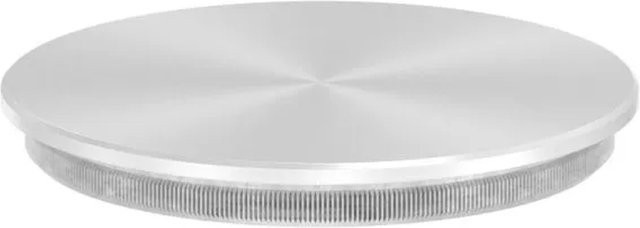 FeNau Einsteckkappe aus Edelstahl V2A in Silber für Rohr Ø 60,3 x 2,5 mm zum Einschlagen - Bild 1