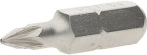 KS Tools Kreuzschlitz-Bit PZ1, Antrieb: 5/16 Zoll (8 mm), Farbe: Silber - Bild 2