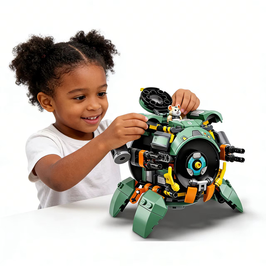 GSF Overwatch Mecha Wrecking Ball Hamster, Baustein-Modell, 238-teiliges Set - Bild 5