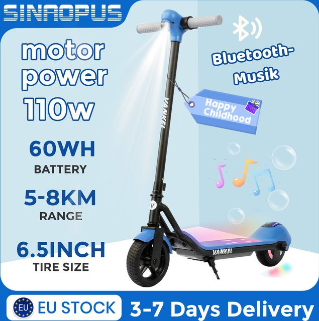 Sinaopus Kinder-Elektroroller, E-Scooter, ab 6 Jahre - Bild 1