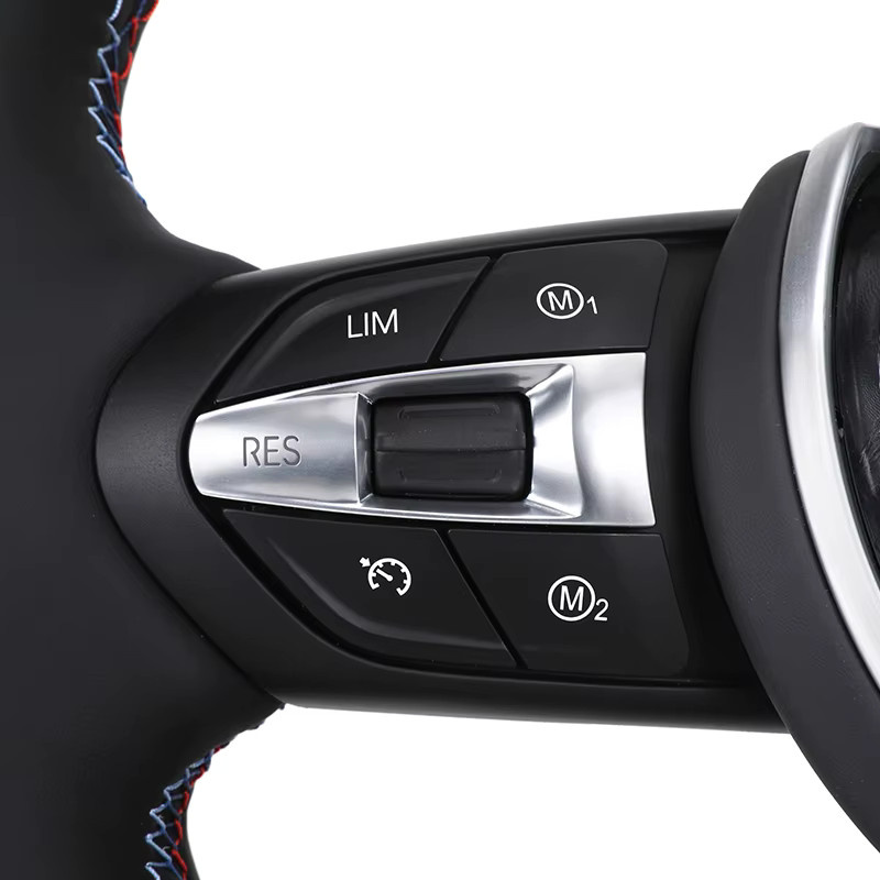 BMW M Sport Lenkrad ohne Schaltwippen in Schwarz für verschiedene BMW Modelle wie F10 F11 F20 F21 F22 F25 F30 F31 F32 F33 F34 F36 X5 F15 F01 F06 F07 F12 F13 M3 M5 - Bild 4