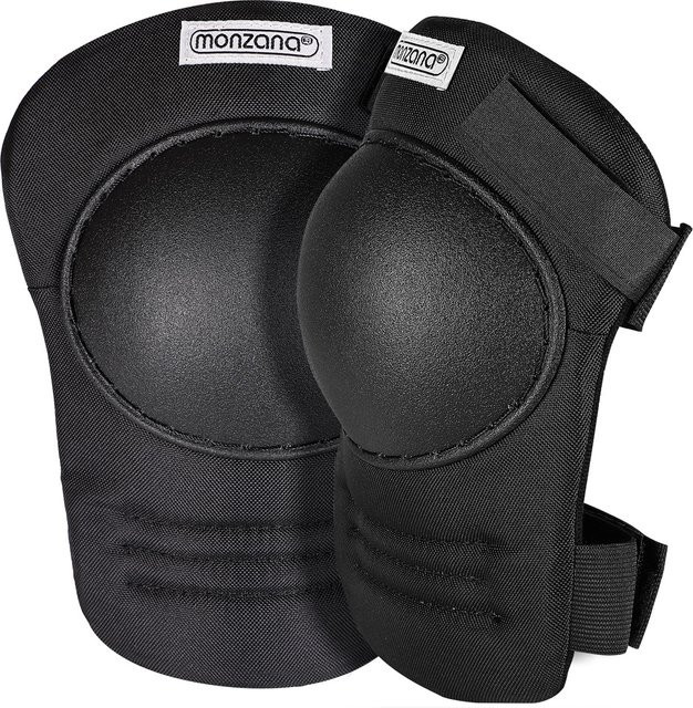 Monzana Knieschoner mit Hard Shell in Schwarz, 1 Paar - Bild 1