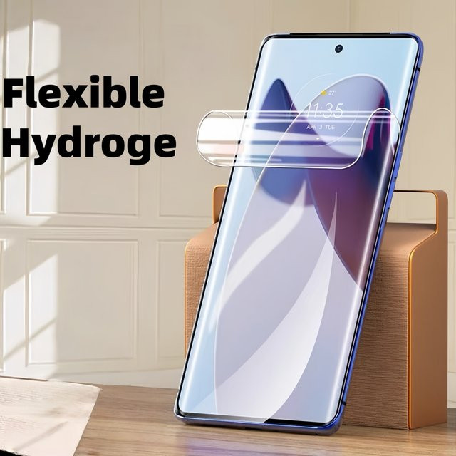2 Stück flexible Hydrogel-Displayschutzfolien für Honor Moto Edge 70 60 50 Fusion Pro Neo Ultra, transparentes TPU - Bild 1