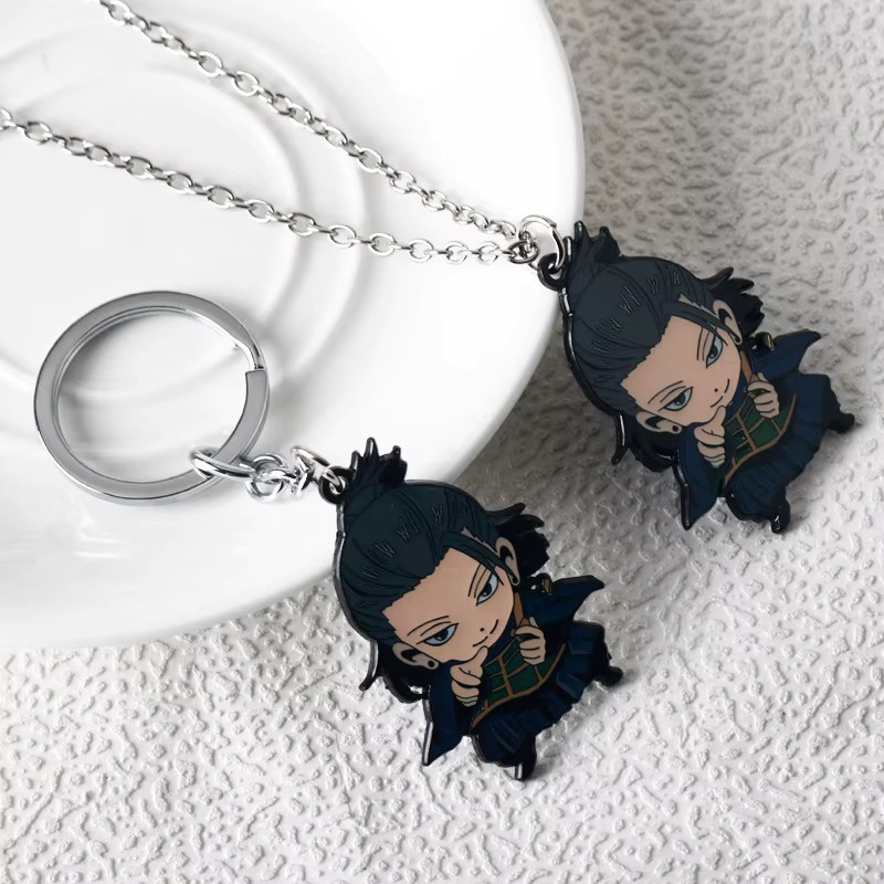 YiYuYiHua Halskette, Anime Satoru Gojo Geto Suguru, Silber, Unisex - Bild 4
