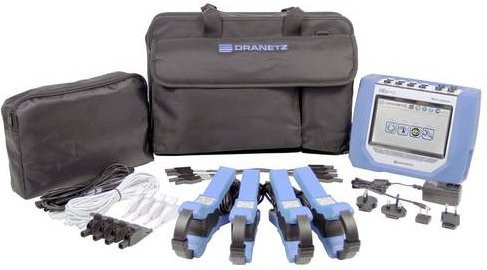 Dranetz HDPQ GUIDE PLUS + TR-2500B Netz-Analysegerät in Blau - Bild 1