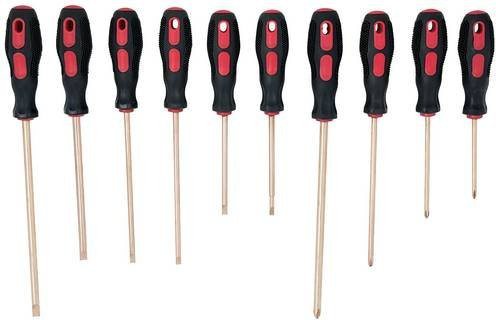 KS Tools BERYLLIUMplus Schraubendreher-Set 10-teilig aus Messing - Bild 1