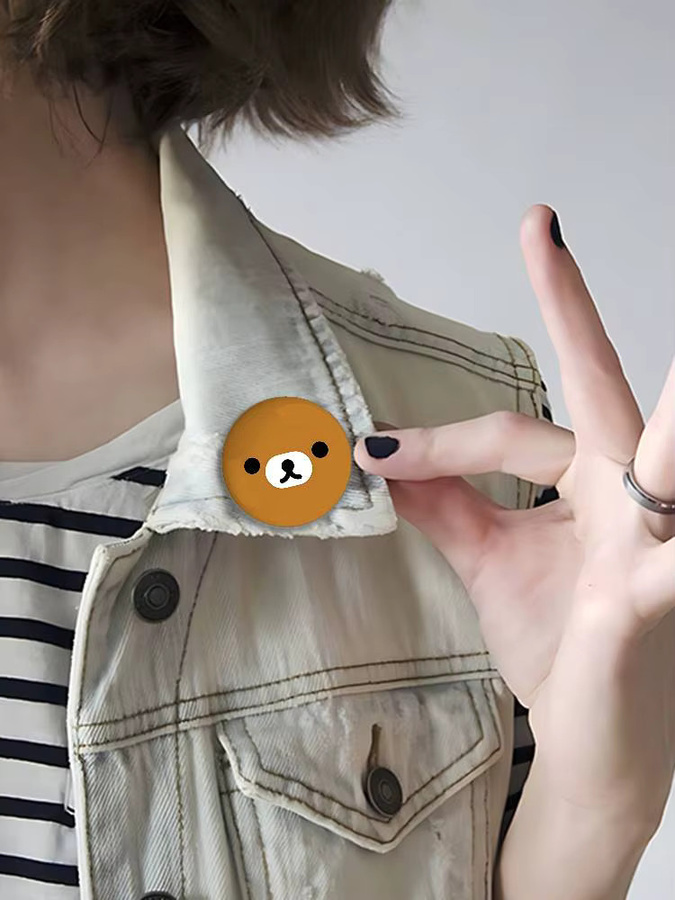 R-Rilakkuma-S Anstecknadeln, Metall, Unisex - Bild 3