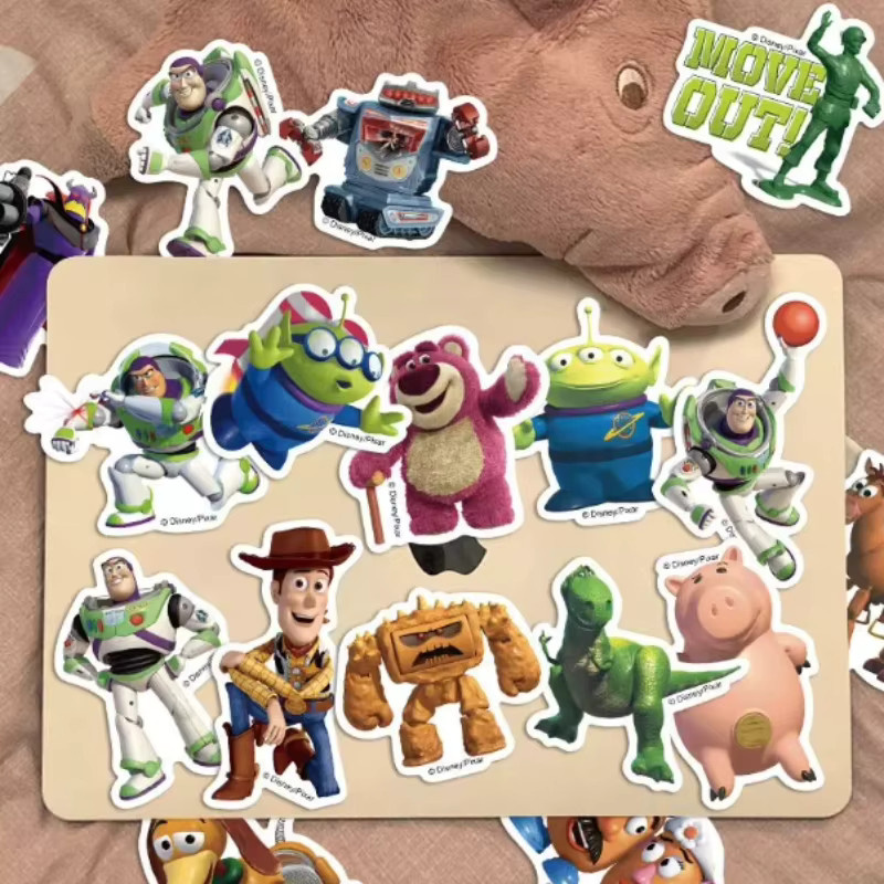 Disney Toy Story Buzz Lightyear Woody Aufkleber, Wasserdichte Cartoon-Sticker - Bild 3