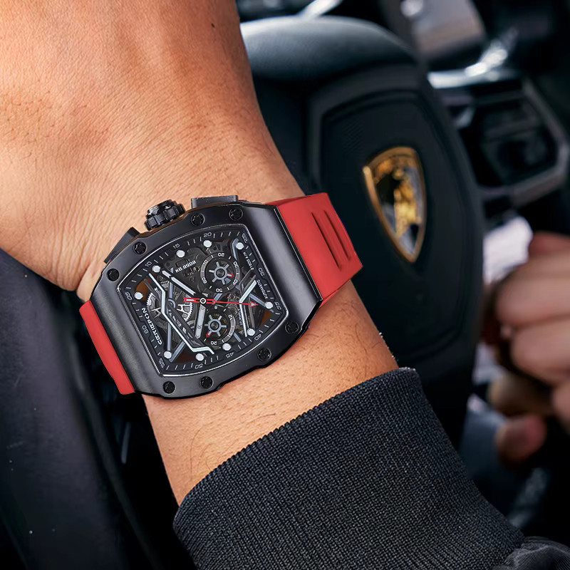 CERIEPON Armbanduhr Automatik, Edelstahl, Silber, Herren - Bild 3