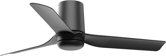 FARO Energiespar Deckenventilator Mini Punt Tub mit Fernbedienung und Timer, Schwarz, Durchmesser: 90 cm - Bild 1