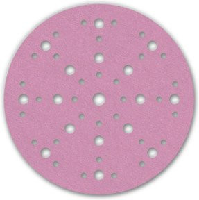 Sia Abrasives Schleifscheibe mit Loch 1950 siaspeed, Korn 220, Durchmesser: 150 mm, Farbe: Pink - Bild 1