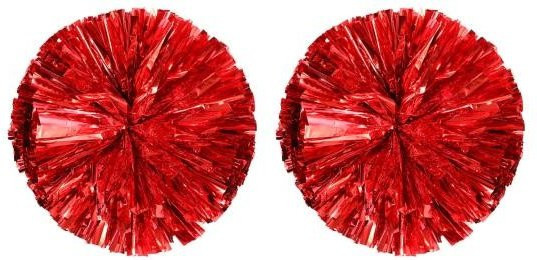 Yousheng Cheerleader Pompons, Metallisch Holografische, 2-teiliges Set - Bild 1