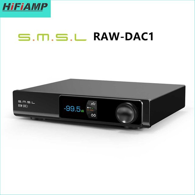 SMSL RAW-DAC1 HiFi Digitaler Audio-Decoder mit Bluetooth 5.1 in Schwarz - Bild 1