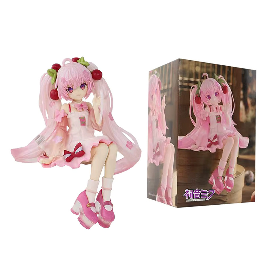 Bandai Hatsune Miku Actionfigur, Rosa Kleid, Sakura Miku 2025 Ver. - Bild 2
