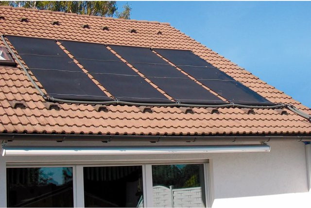 Summer Fun Solar-Poolheizung Ergänzungs-Set zur Wassererwärmung mit Sonnenenergie, 2,4 m² - Bild 1