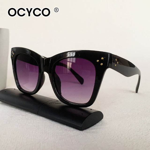 OCYCO Sonnenbrille Cat Eye, Vollrand, Kunststoff, Schwarz, Unisex - Bild 1