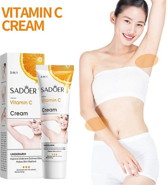 SADOER Unterarm-Aufhellungscreme mit Vitamin C und Niacinamid, 50g, Damen - Bild 1