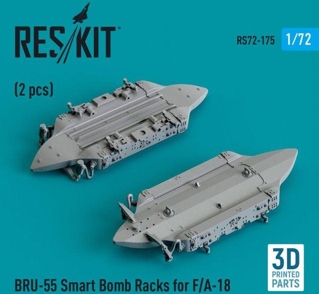 ResKit Models BRU-55 Smart Bomb Racks for F/A-18, 2-teiliges Set - Bild 1