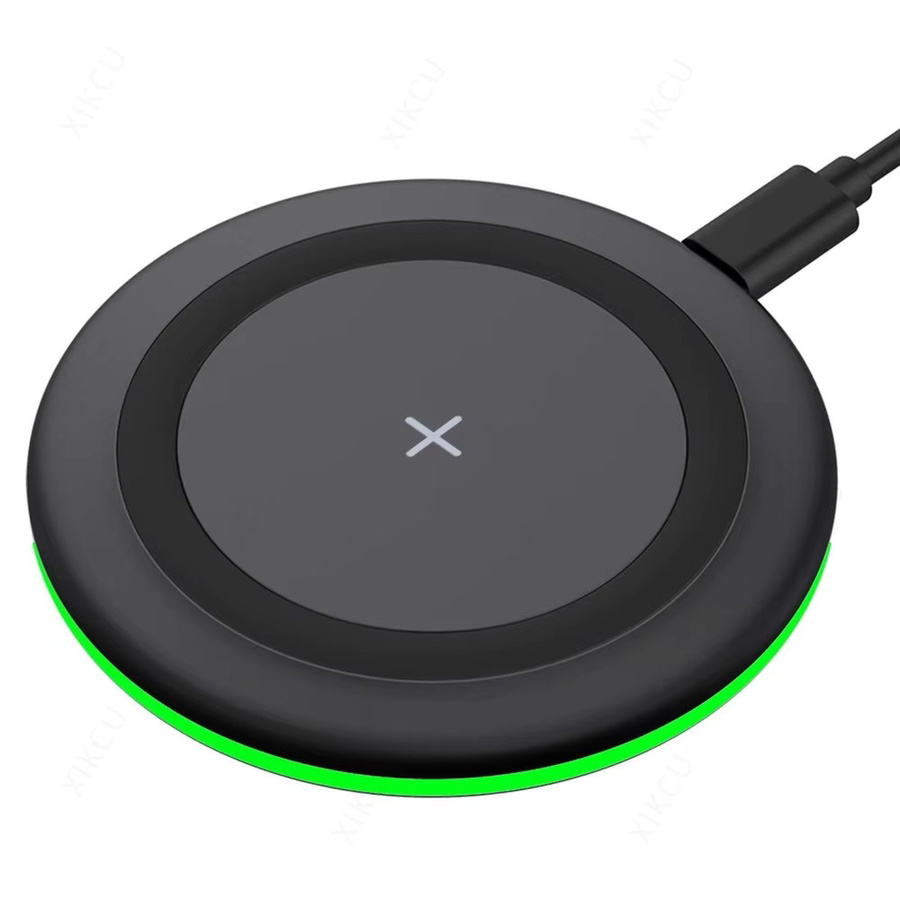 XIKCU LED Kabelloses Schnellladegerät in Schwarz für iPhone und AirPods Pro - Bild 5