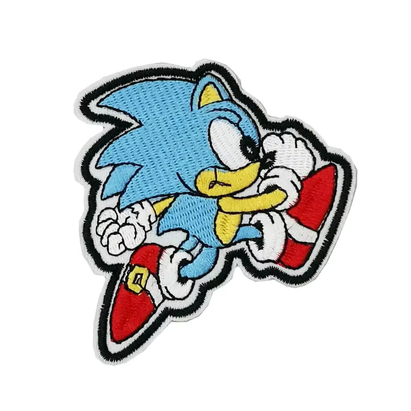 Sega Sonic The Hedgehog DIY Patches und Abzeichen, Stoffaufkleber - Bild 2
