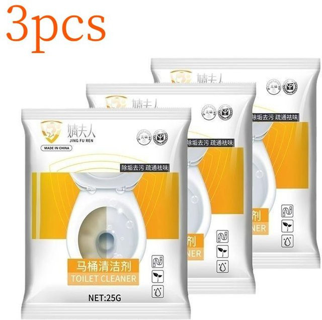 ZHPBD Toilettenreiniger zur Entfernung von Urinstein, Schmutz und Geruch, 3er Pack, Weiß - Bild 1
