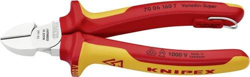 Knipex VDE Seitenschneider 70 06 160 T mit Mehrkomponenten-Hüllen in Rot - Bild 1