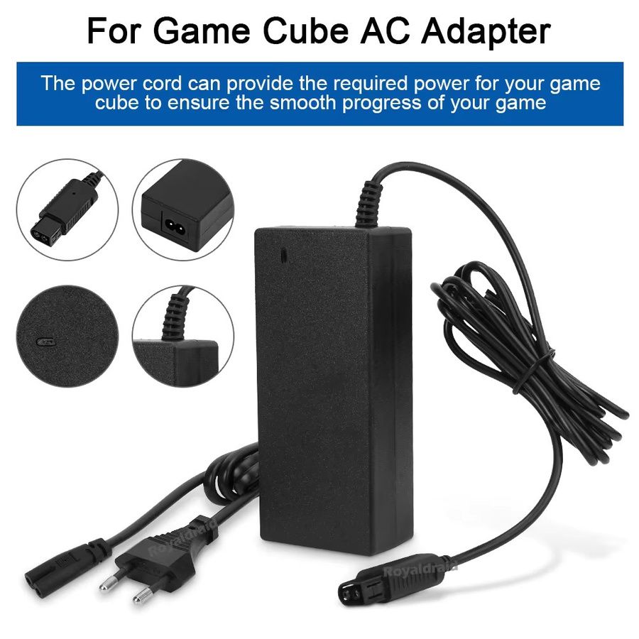 HeroAngel AC-Adapter Netzteil für GameCube Videospielkonsole in Schwarz - Bild 5