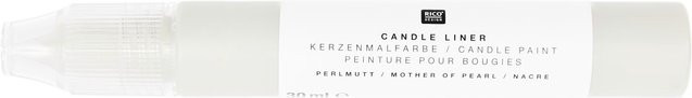 Rico Design Candle Liner Kerzenmalfarbe Perlmutt 30ml - Bild 1