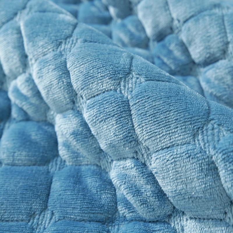 Super Six Sofakissen quadratisch aus Chenille mit abnehmbarem Bezug, B/B: 70 x 70 cm - Bild 2