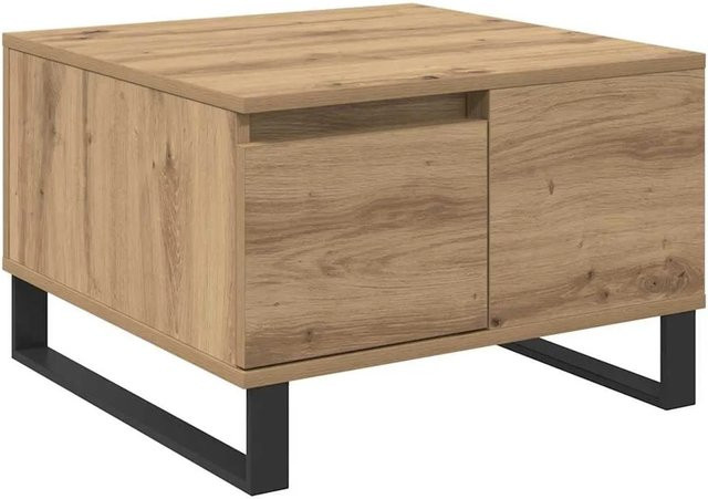vidaXL Couchtisch Artisan-Eiche in Braun, B/T/H: 55 x 55 x 36,5 cm - Bild 1