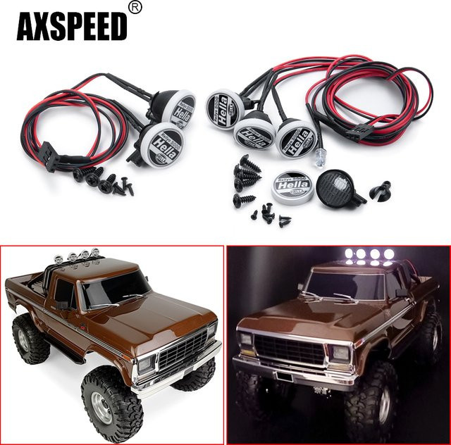 Axspeed Simulation Front Scheinwerfer Dach Licht, LED-Licht mit Kunststoff Abdeckung, Zubehör - Bild 1