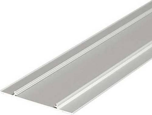 Brumberg Aluminium Abdeckung in Silber und Weiß, Länge: 2000 mm, Breite: 55 mm - Bild 1