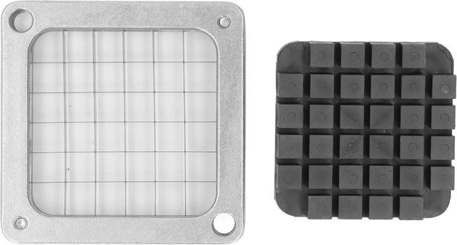 Manuelle Pommes-frites-Schneidmaschine von TOMTOP JMS aus Edelstahl und Aluminium in Grau mit 12mm Klinge - Bild 1