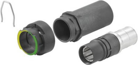 Weidmüller Crimpkontakt HDC HP 250 F 50 PE in Schwarz - Bild 1