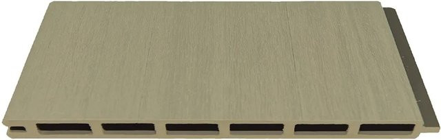 T&J Elze-Serie WPC-Steckzaunsystem Schilf in Beige, B/T/H: 30 x 20 x 179 cm - Bild 1