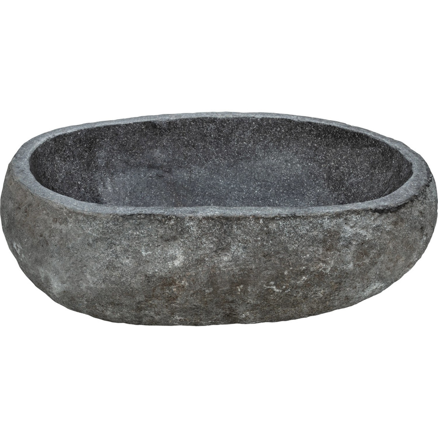 baliv Aufsatzwaschbecken WBA-7030 Oval in Grau, Breite: 40 cm, Tiefe: 50 cm - Bild 2