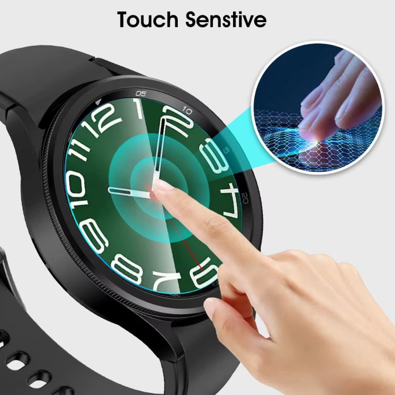 Samsung Displayschutzfolie Glas, 3 Stück, Samsung Galaxy Watch 6 Classic 5 Pro - Bild 3