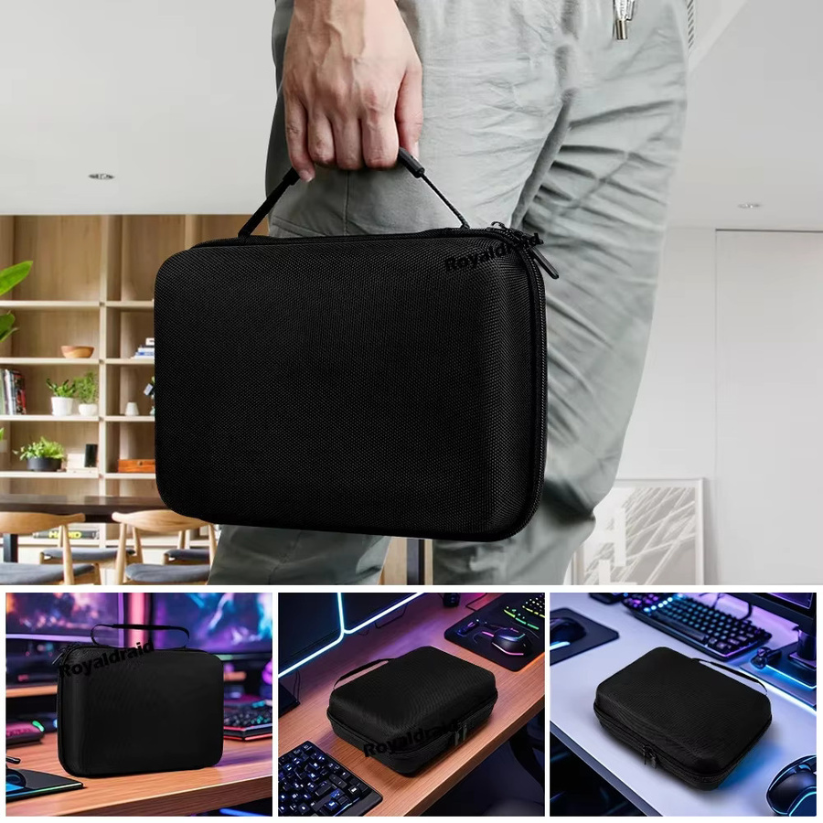 Ispoofer Aufbewahrungstasche für PS5, PS4, Xbox Series und Nintendo Switch Pro Controller, stoßfeste Reisetasche für Gamepads, Schwarz - Bild 5