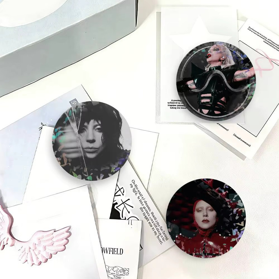 Singer L Lady Gaga Laser Badge, Broschen und Rucksack-Accessoires - Bild 2