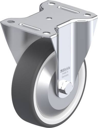 Blickle Bockrolle B-POTH 150G-FA in Grau und Weiß mit 150 mm Rad-Durchmesser und 400 kg Tragfähigkeit - Bild 1