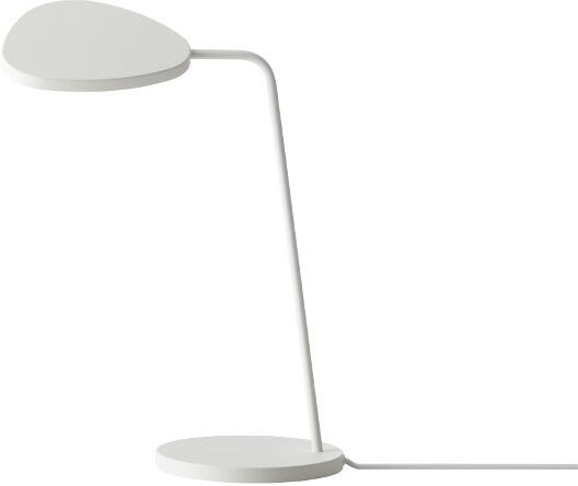 Muuto Leaf Tischleuchte in Weiß, verstellbare Metall-Tischlampe im minimalistischen Design - Bild 1