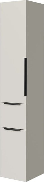 Pelipal Hochschrank Quantum 07 in Kaschmir Matt mit Soft-Close-Türen, Breite: 30 cm, Höhe: 168 cm, Tiefe: 33 cm - Bild 1