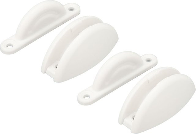 Igeteck Wohnmobil Türfeststeller-Set in Bogenform aus Nylon, Weiß - Bild 1