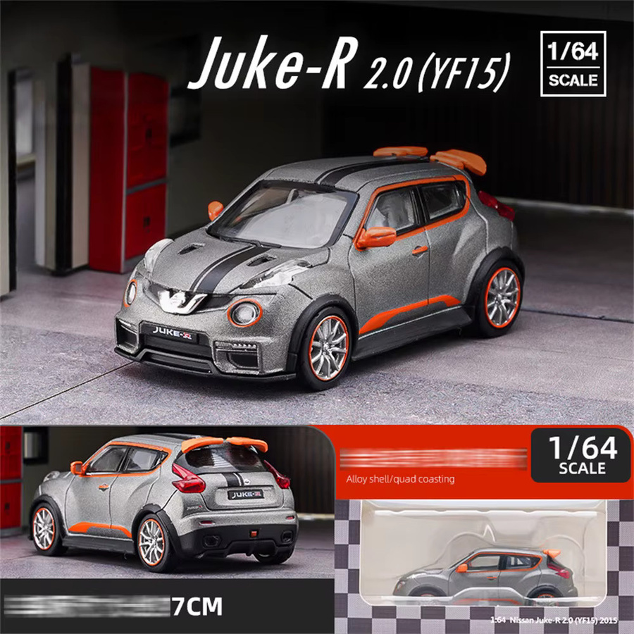 DCT JUKE-R SL500 500SEC bB Legierungsmodellauto, 1:64, mit Vitrine - Bild 2