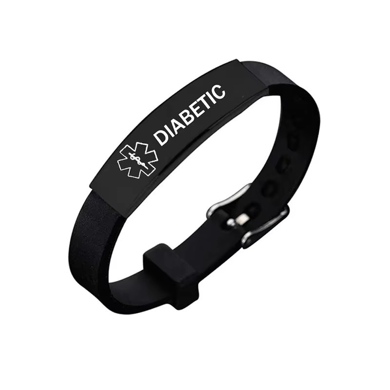 konminry Armband, Edelstahl, Schwarz, Herren - Bild 2