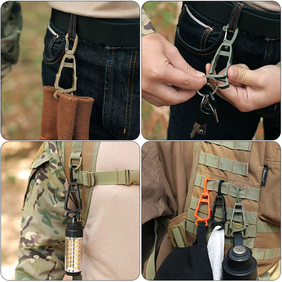 Mehrzweck-Sicherheits-Arbeitshandschuh-Clip in Beige als Anti-Drop-Handschuhhalter und Gürtelklemme für Bauarbeiter und Outdoor-Schutz - Bild 6