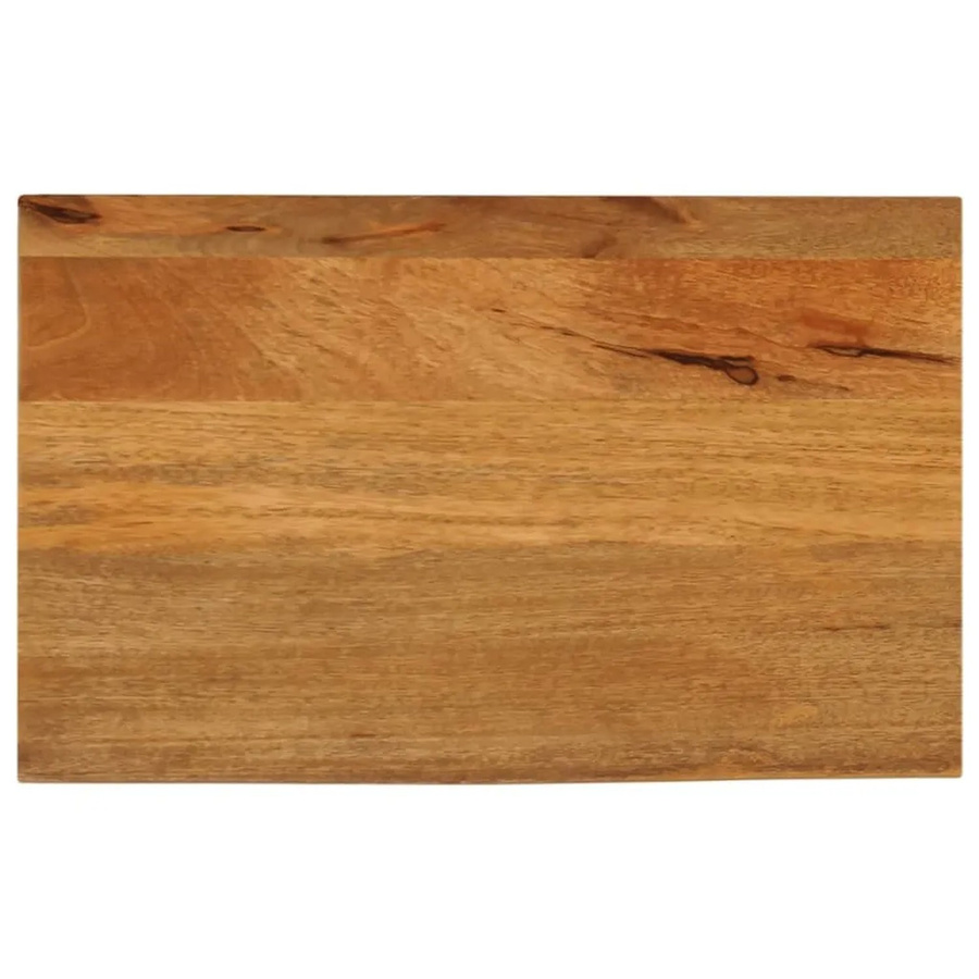 vidaXL Tischplatte aus Massivholz Mango mit Baumkante, Braun, B/T/H: 50 x 20 x 2,5 cm - Bild 2