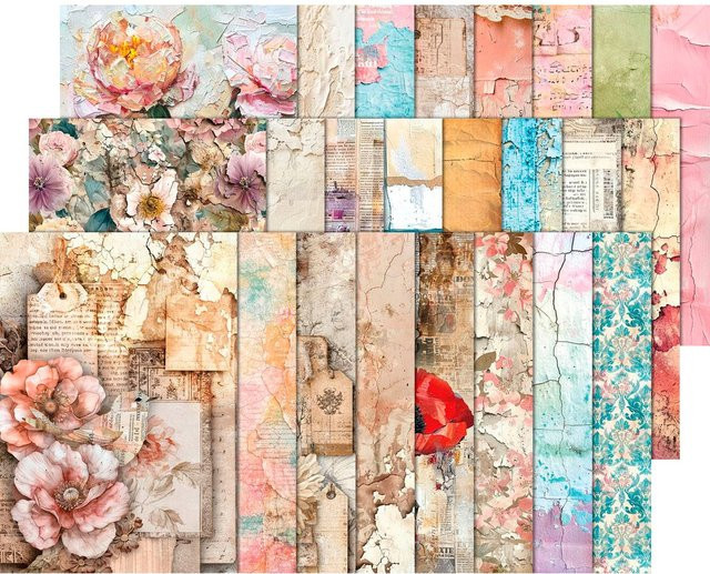 Ciao Bella Seidenpapier Set Wild Blossom in Multicolor - Bild 1