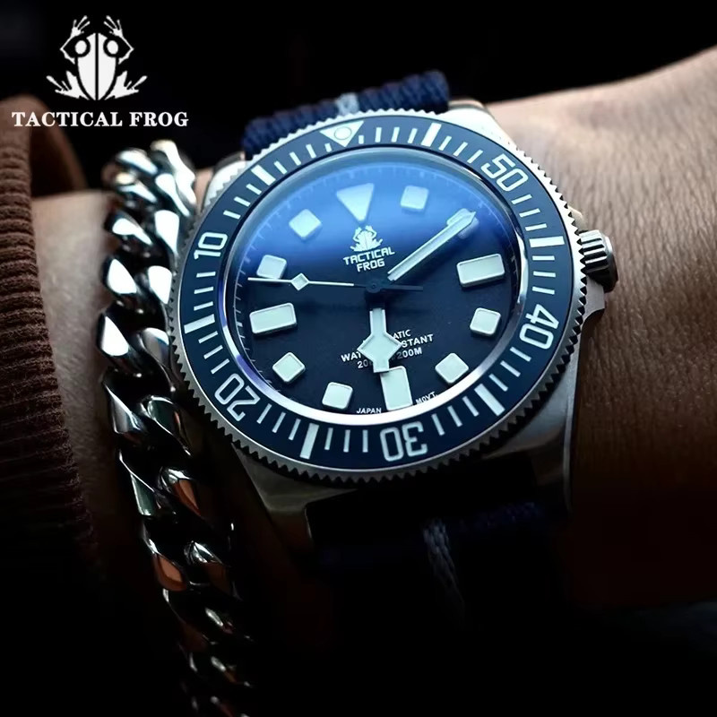 Tactical Frog Armbanduhr, Automatik, Titan, 42 mm, Herren - Bild 4