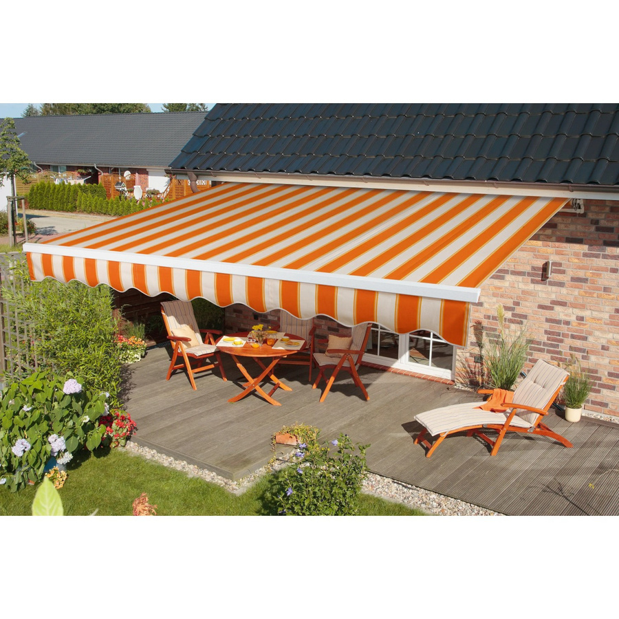 Spettmann Gelenkarmmarkise BASIS in Weiss oder Orange-Beige gestreift, B/T: 300 x 200 cm - Bild 2